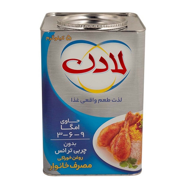 روغن لادن  جامد 5 کیلویی