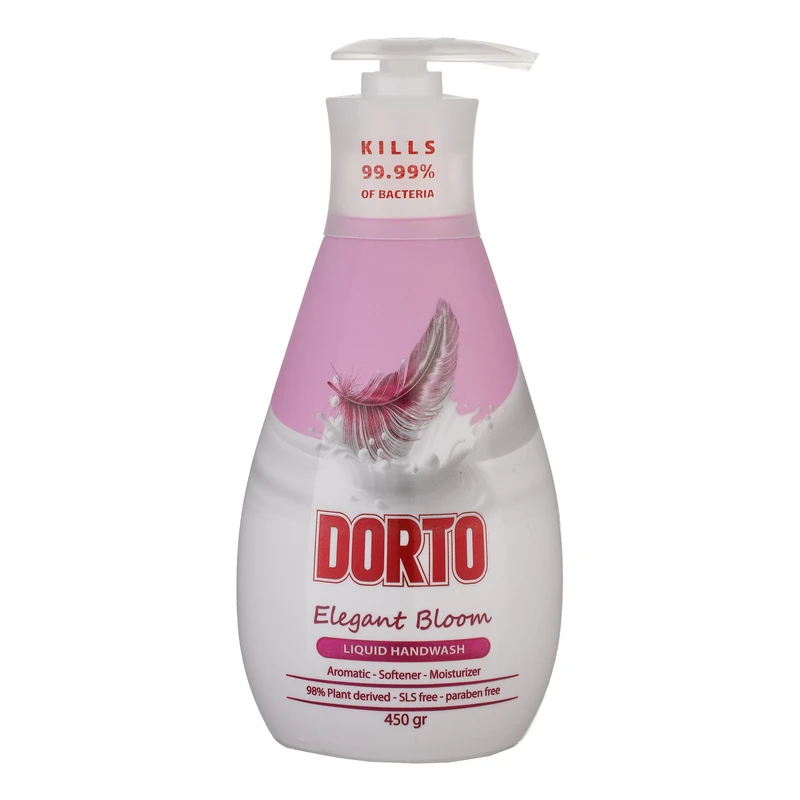مایع دستشویی پمپی کرمی دورتو الگانت بلوم