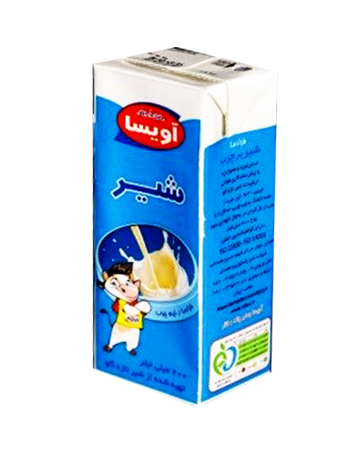 شیر پاکتی آویسا 200 سی سی