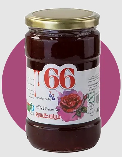 مربا گل سرخ 750گ 66