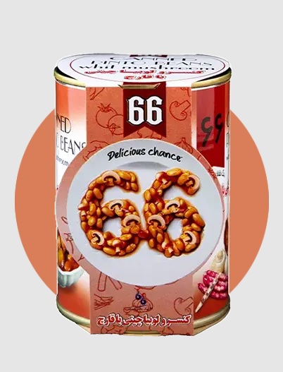 کنسرو لوبیا چیتی 380 گ 66