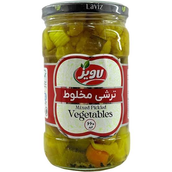 ترشی مخلوط 640 گرمی لاویز